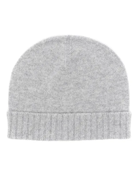 Malo cashmere beanie hat Grey XTT005F1B02