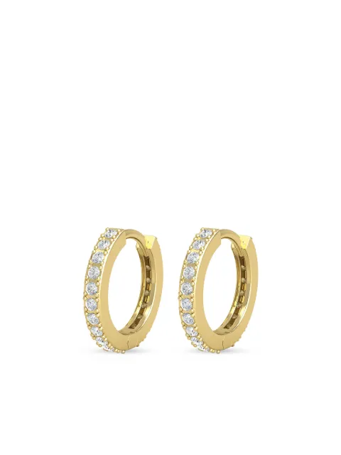 VEYNOU 14kt yellow gold diamond huggie earrings Gold 0523192502