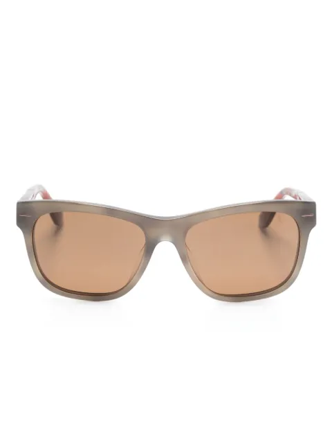 Brunello Cucinelli logo-engraved sunglasses Brown BC4003S1008N9