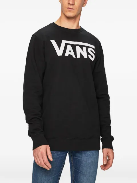 Vans logo-detail long-sleeved sweatshirt Black VN0A456AY281