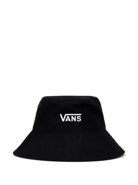 Vans logo-embroidered drawstring bucket hat Black VN0A5GRGY281