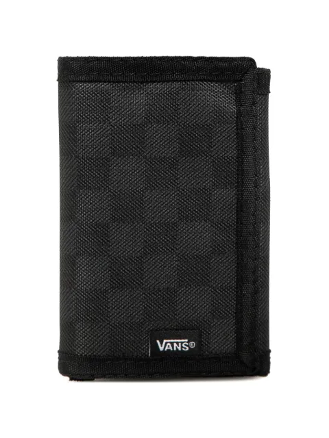 Vans checked-pattern wallet Black VN000C32BA51