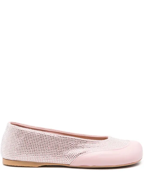 JW Anderson crystal-embellished ballet flats Pink ANW42013B19162