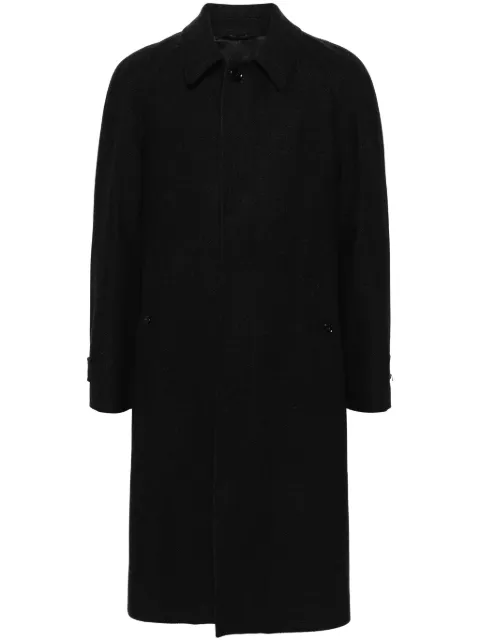 Lardini striped coat Black IV23028IVC63615
