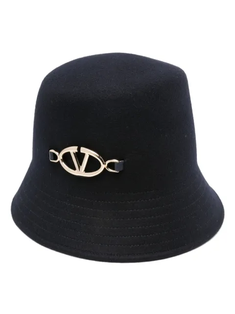 Valentino Garavani VLogo wool bucket hat Black WHGA25GMB