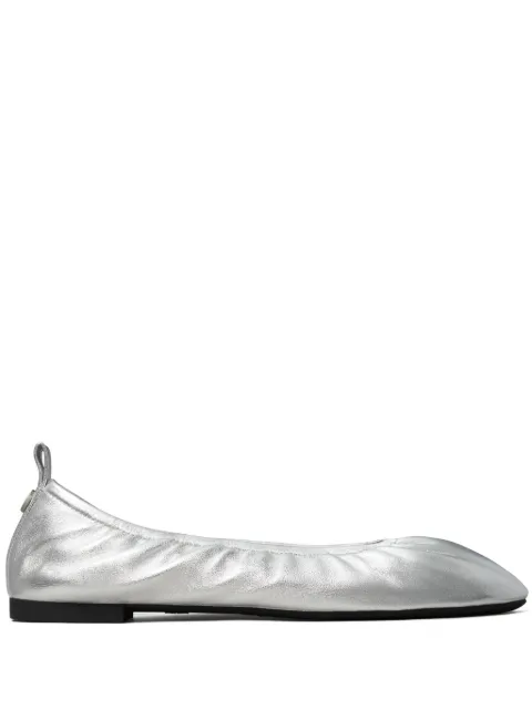 Tory Burch Eddie 2.0 ballerina shoes Silver 160419