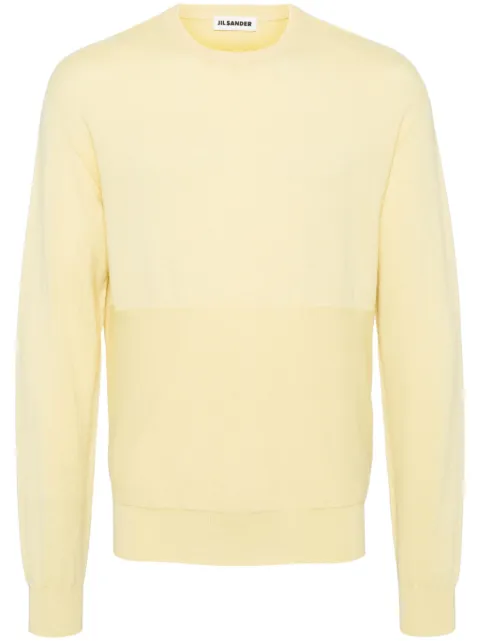 Jil Sander cashmere crew-neck jumper Yellow J22GP0223J13278738