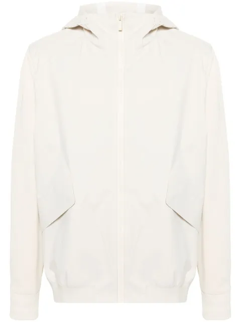 BOSS logo-patch hooded jacket Neutrals 50518141