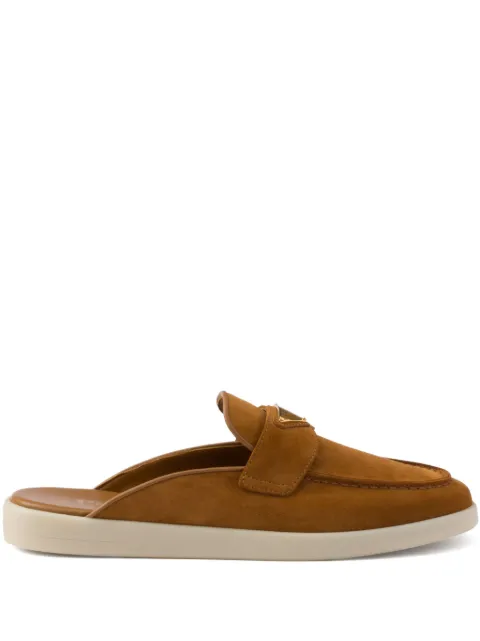 Prada suede mules Brown 1D270NFB0253LOL