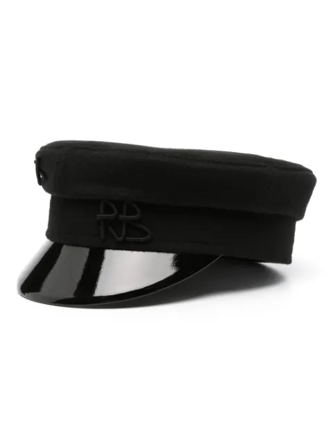 Ruslan Baginskiy wool baker boy cap Black KPC033WWRB