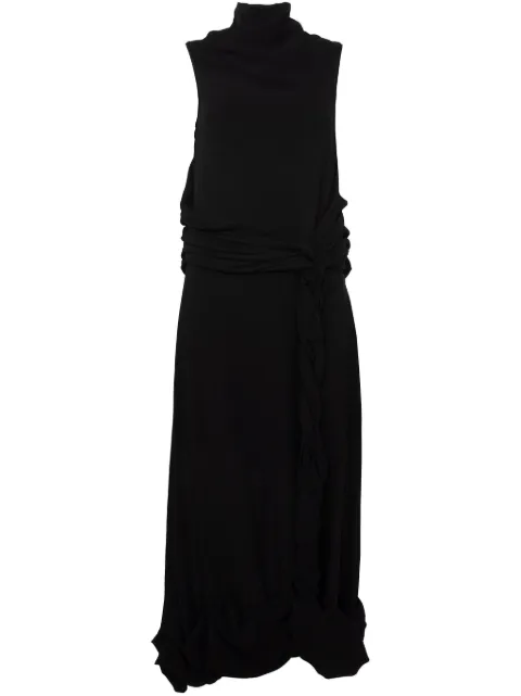 JW Anderson Twisted sheer dress Black DR0453PG1642999