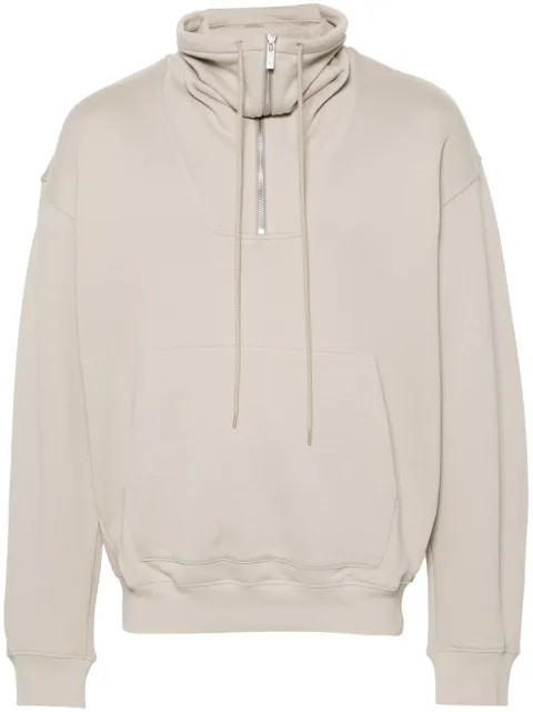 Helmut Lang funnel-neck sweatshirt Grey O04HM509