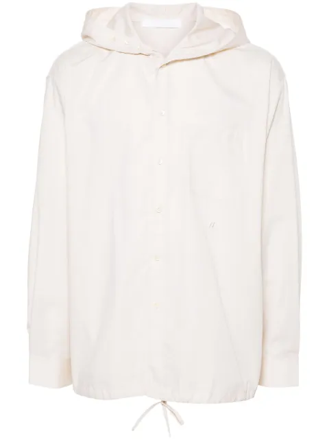Helmut Lang hooded shirt Neutrals O04HM503