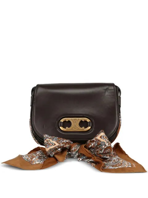 Celine Pre-Owned 2020 Maillon Triomphe shoulder bag Brown 409470