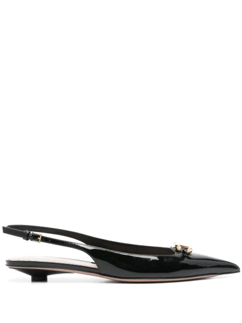 Valentino Garavani The Bold Edition VLogo 20mm ballerina shoes Black WS0IY1LHS