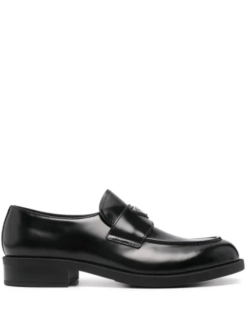 Prada 50mm Chocolate loafers Black 2DE145FG000055