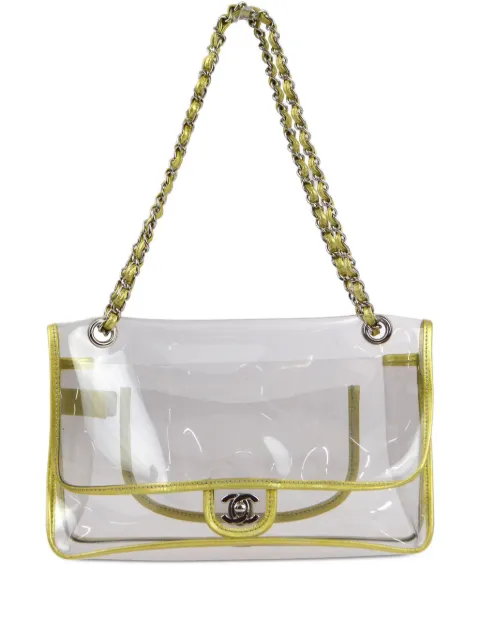 CHANEL Pre-Owned 2007 Naked Flap shoulder bag White 11258269