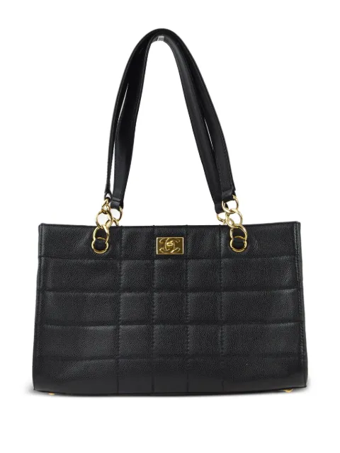 CHANEL Pre-Owned 2002 Wild Stitch tote bag Black 7737899
