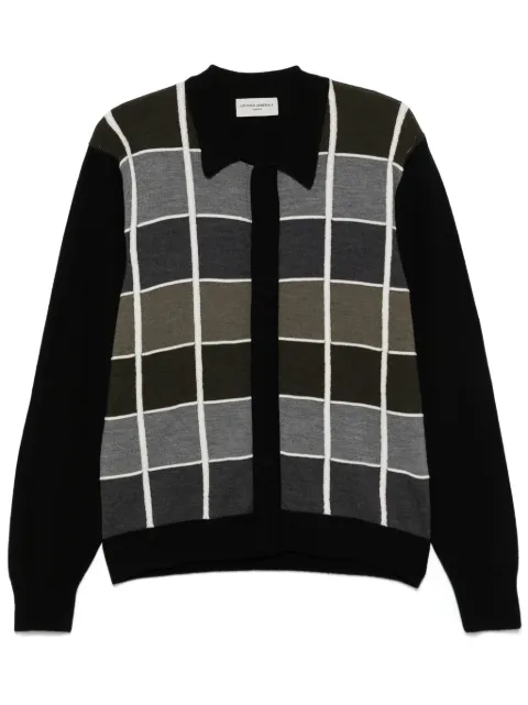 Officine Generale Brennan cardigan Black W24MKNT304
