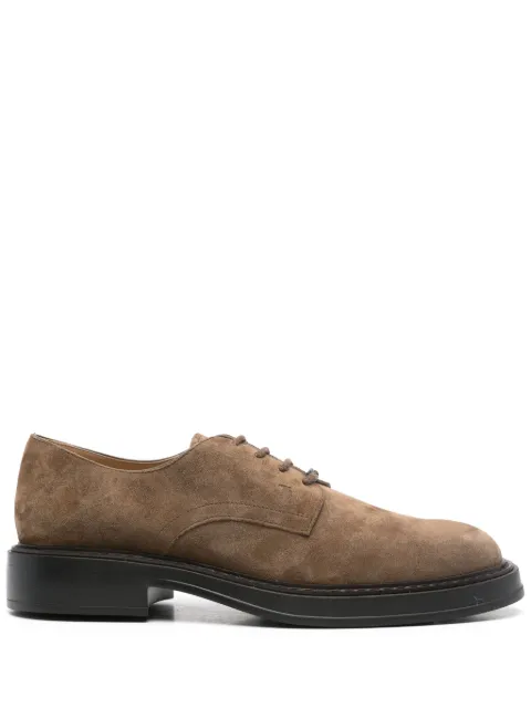Tod's suede derby shoes Neutrals XXM61K00C21RE0