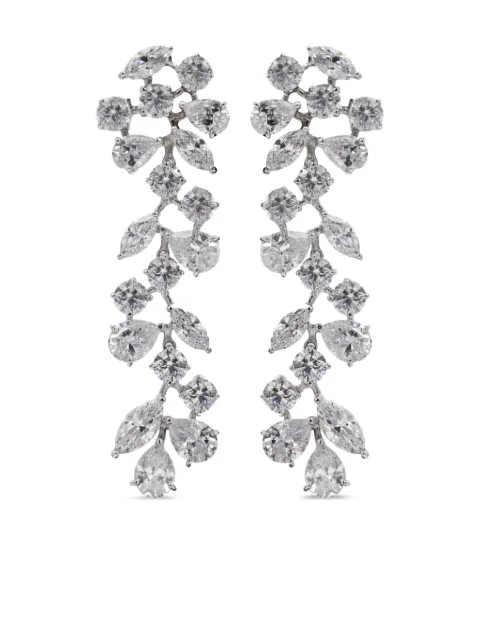 Juwelina Paris Fleur Cascade earrings Silver JE2455