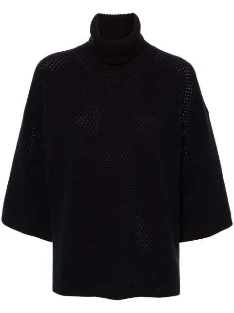 Fabiana Filippi open-knit sweater Blue MAD214F385I032