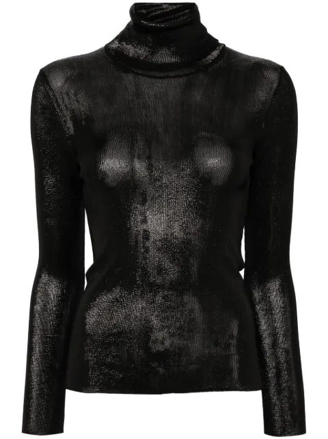 TOM FORD roll-neck jumper Metallic MAK1346YAX784