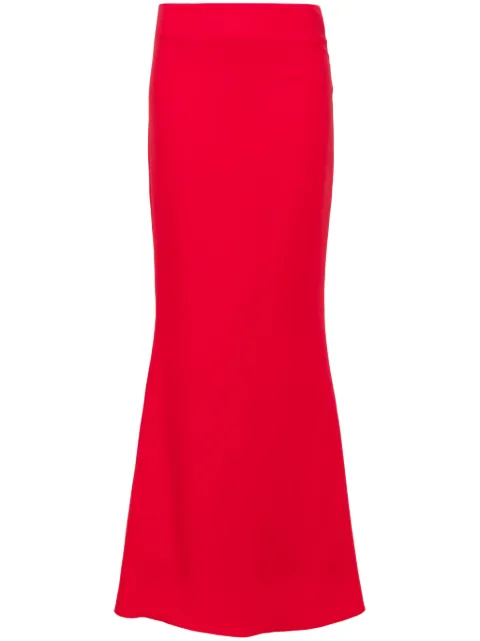 STYLAND pencil maxi skirt Red B023A30014