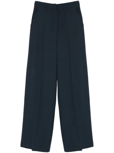 Yves Salomon wool tailored trousers Blue 25WYP005XXLFTW