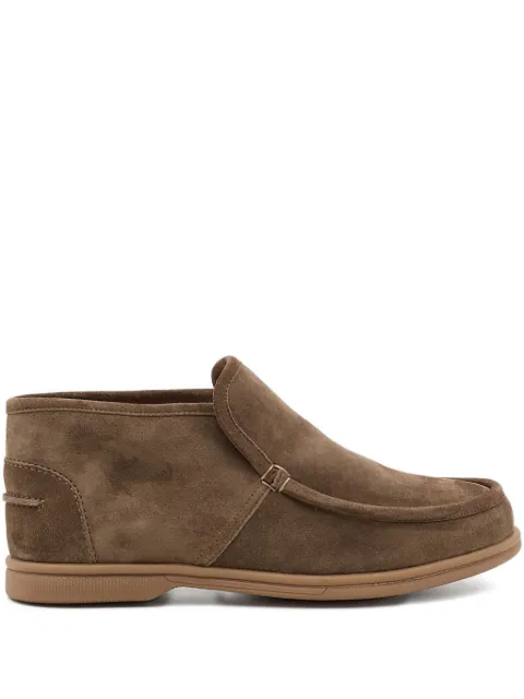 Yves Salomon Merinillo leather boots Brown 25WAC605XXMLCV