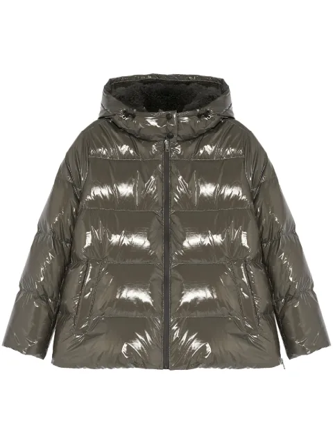 Yves Salomon duck-down padded jacket Grey 25WFV07268K02W