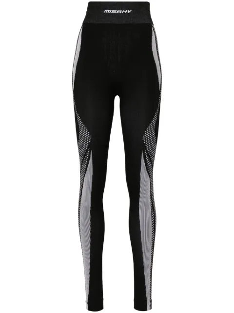 MISBHV Performa logo-embellished leggings Black 3121B0080