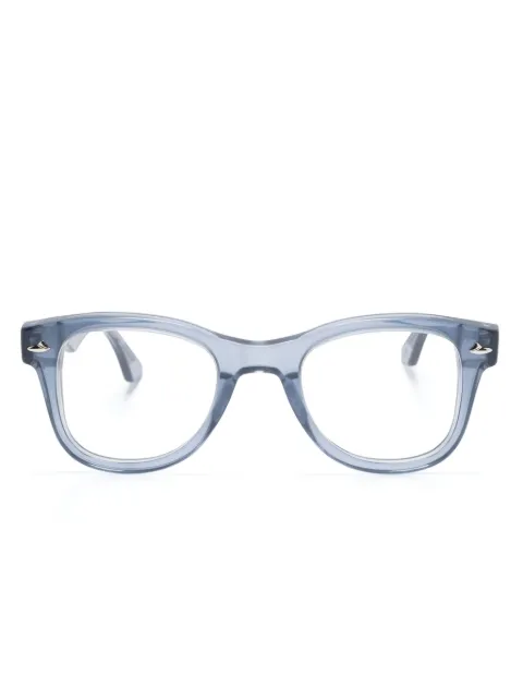 Sestini Eyewear Dieci wayfarer-frame glasses Blue DIECI