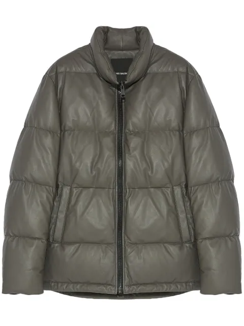 Yves Salomon down padded jacket Green 25WHV20377M04W