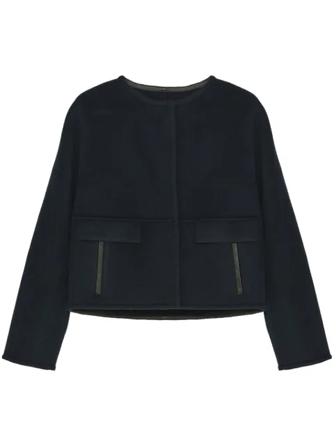 Yves Salomon cashmere jacket Blue 25WYV01554CATL