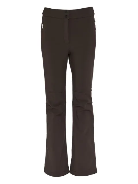 Yves Salomon softshell flared ski trousers Brown 25WKP017XXS25W