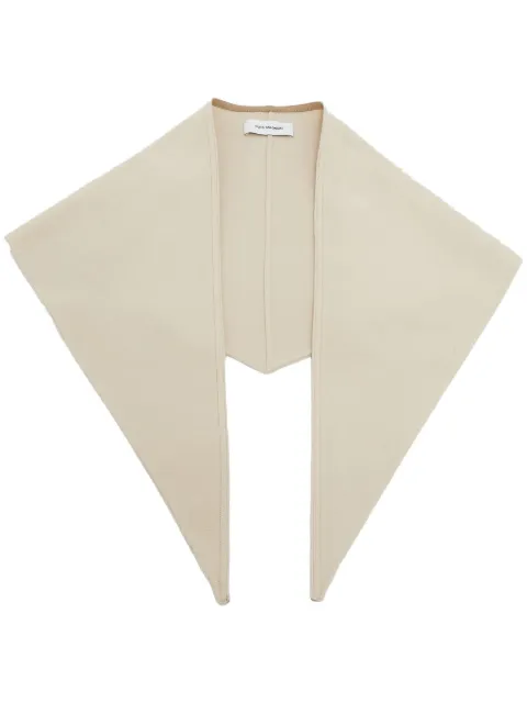 Yves Salomon unlined scarf Neutrals 25WAA001XXCATL