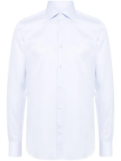 Zegna pinstriped shirt Blue 801043A89MS0MT