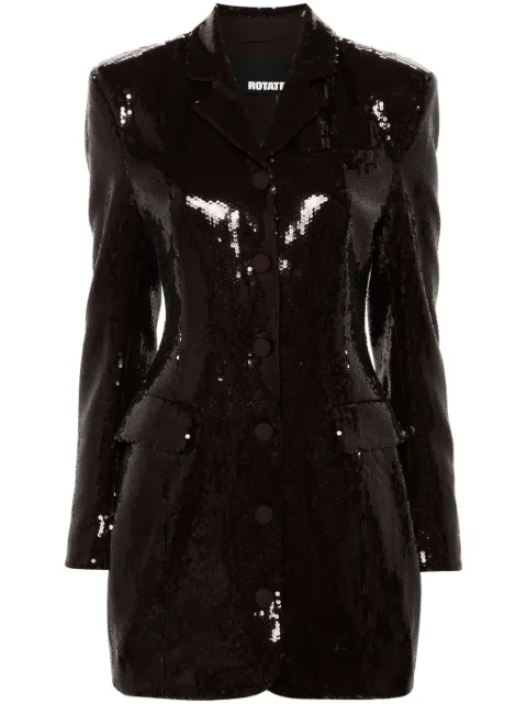 ROTATE BIRGER CHRISTENSEN blazer mini dress Brown 1127522910