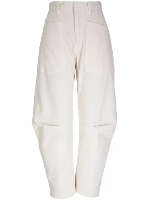 Nili Lotan dart-detailing trousers Neutrals 10193W590