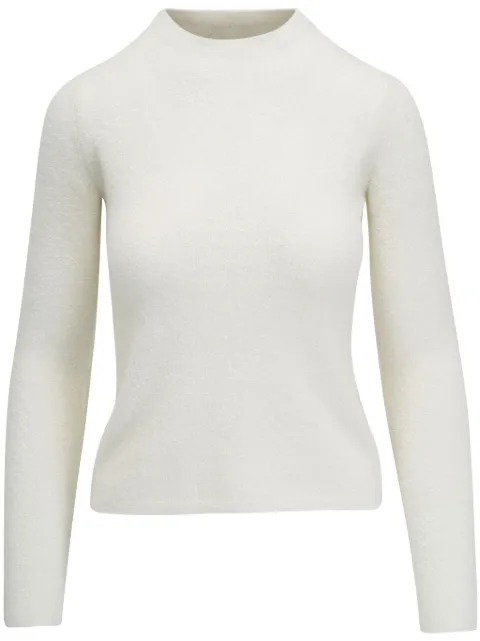 Vince bouclé jumper White V046579595110IVR