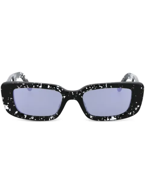 Palm Angels Eyewear slim-cut rectangular sunglasses Black PERI003S22PLA0011040