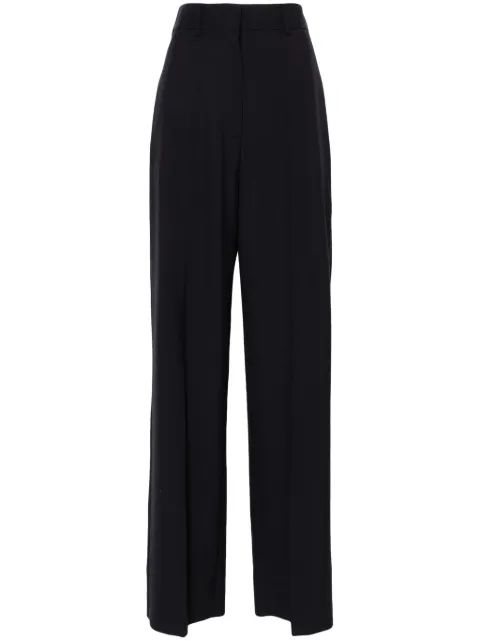 Valentino Garavani high-waisted tailored wool trousers Blue BRB5Y074B