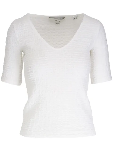 Vince textured T-shirt White V040684529101OWH
