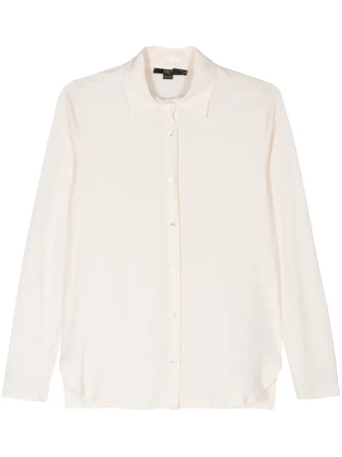 Seventy long-sleeve panelled shirt Neutrals MJ1929890180