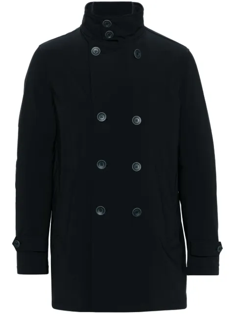 Herno button-fastening long-sleeve coat Blue PI001180U12346SZ