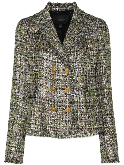 Giambattista Valli bouclé blazer Black 24FWPVCA615511CLA