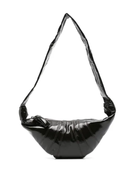 LEMAIRE small Croissant bag in coated cotton Brown BG0003LF1329