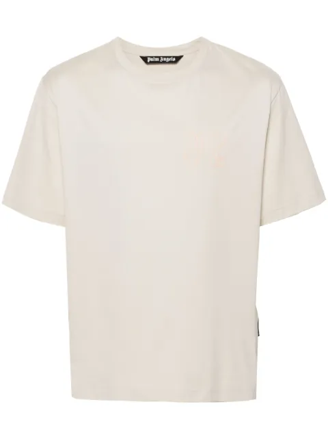 Palm Angels PA Monogram T-shirt Neutrals PMAA089F24JER0016166