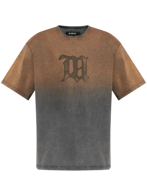 MISBHV Sunrise washed signature T-shirt Brown 241M159